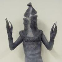 大怪兽系列 奥特Q编 诱拐怪人 凯姆尔人 （黑白色版）