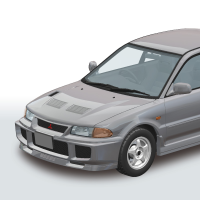 乐Pla 卡扣组合型套件 No.04-QS CE9A 三菱蓝瑟GSR EvolutionIII 1995款 女皇银