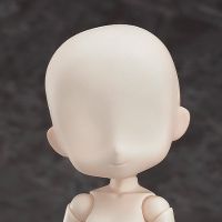 粘土娃 素体 1.1: 女孩 (糖白色)