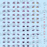 女神装置 M.S.G 欲望少女 医生 眼睛水贴套装