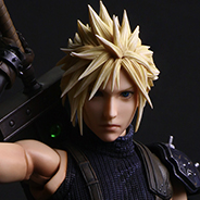 最终幻想重制版第二部 PLAY ARTS真 克劳德·斯特莱夫