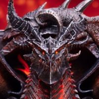 炉石传说 死亡之翼卡牌艺术雕像