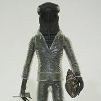 大怪兽系列 奥特Q编 宇宙怪人 蝉星人 黑白色版