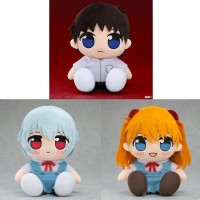 KURIPAN 毛绒玩偶 碇真嗣（校服）／绫波零（校服）／式波·明日香·兰格雷（校服）