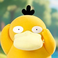 宝可梦植绒系列摆件第一弹 可达鸭款