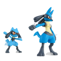 宝可梦拼装模型收藏 44 特选系列 利欧路与路卡利欧