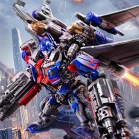 布鲁可积木人变形金刚超越版 CC21-变形金刚3 飞翼擎天柱