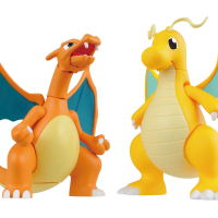 宝可梦拼装模型收藏43 特选系列 激战喷火龙与快龙对战套装