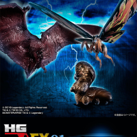 HG D+ EX01 魔斯拉&拉顿&魔斯拉幼虫套装