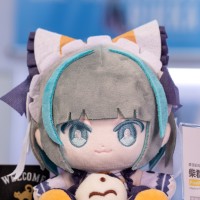 碧蓝航线 柴郡 PuniPuni坐姿毛绒娃娃