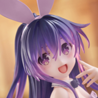 Desktop Cute 约会大作战 第五季 夜刀神十香 ~兔女郎~ 新装版