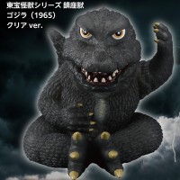 哥斯拉商店限定 东宝怪兽系列 镇座兽 哥斯拉(1965) 透明版