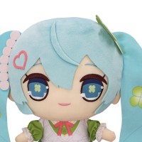 圆滚滚大毛绒玩偶 初音未来 四叶草