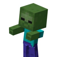 我的世界 毛绒玩偶 僵尸宝宝 / 鸡 / 苦力怕（A款：僵尸宝宝）