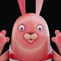 娱乐时间系列 逃亡兔 搪胶摆件 基里连科