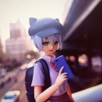 和你一起拍照的美少女