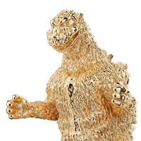 哥斯拉（1954）迷你人偶黄金模型（18K黄金）