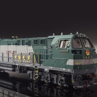 HO比例 和谐N5 HXN5内燃机车；黄铜