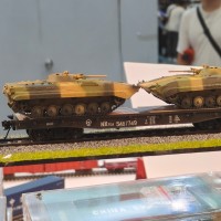 HO比例 NX70铁路集装箱平板车