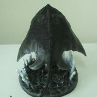 大怪兽系列 奥特Q编 宇宙鳐 博斯坦古（黑白色版）