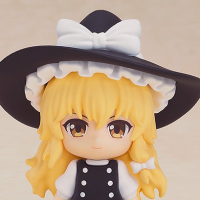 粘土人PLUS 东方Project 雾雨魔理沙 橡胶公仔