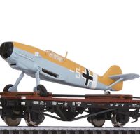 HO比例 L230133 德国 Bf109战斗机 铁路运输套装