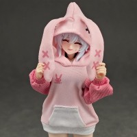 派对动物女孩 家居服 兔子连帽衫