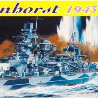 1/350 德国战争海军 战列舰 沙恩霍斯特 1943