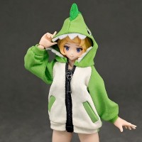 派对动物女孩 家居服 恐龙连帽衫