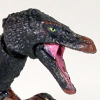 蒙古伶盗龙(黑色)– 1/18th可动玩偶