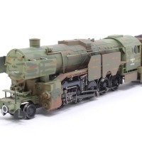 L1042XX 1/87 HO比例 德意志国铁路BR42 2-10-0蒸汽机车火车（旧版）