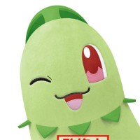 毛茸茸贴贴毛绒玩偶 宝可梦 ～菊草叶・喷嚏熊～（A款：菊草叶）