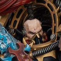 战锤40000 黑色军团 掠夺者阿巴顿 配备德拉克尼恩魔剑和荷鲁斯之爪