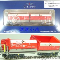 HO比例 L2355XX 欧洲 铁路自卸车 4轴