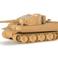 742344 虎式 虎1式坦克E型 早期沙漠作战涂装；roco700