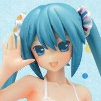 初音未来 歌姬计划 F 初音未来 水珠花纹比基尼泳装