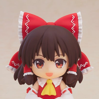 粘土人PLUS 东方Project 博丽灵梦 橡胶公仔