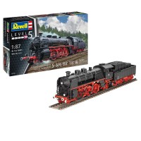 02168 BR18.5（巴伐利亚S3/6）4-6-2快速列车蒸汽机车&煤水车2'2’T