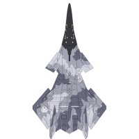 1/144 南天门计划拼装系列 白帝空天战机