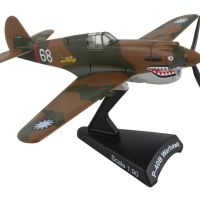 1/90 PS5354 P-40“战鹰”战斗机；抗日战争飞虎队地狱天使中队