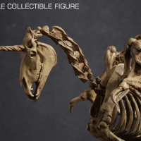 掌上精灵系列 骷髅骨架可动独角兽