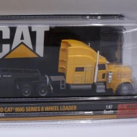 55417 彼得比尔特389+Trail King低平板拖车+CAT950G装载机