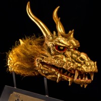 1964年版王者基多拉皮套尺寸复刻头（带豪华木制底座）