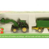1843 约翰-迪尔拖拉机+前置装载铲+拖车