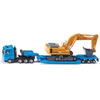 1847 MAN 8×6大件运输牵引车+利勃海尔974挖掘机