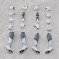 KEMOPLA No.KO-02RGW 手脚零件套装 01（灰狼配色）