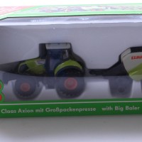 1852 科乐收Axion拖拉机+大型压捆机