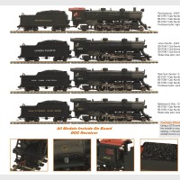 80-3132→3142 美国铁路管理局轻天皇2-8-2蒸汽机车火车