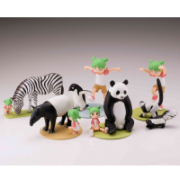 胶囊Q少女 四叶妹妹！ 四叶妹妹的白与黑动物 手办收藏2