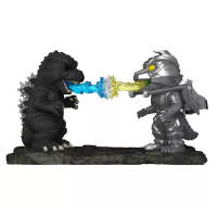 Funko POP! 时刻：哥斯拉大战机械哥斯拉 4.7英寸塑料人偶 GameStop限定